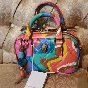 Kurt Geiger Colorful Quilted Mini Bag